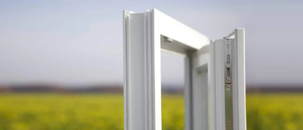 White PVC window sash with the Salamander proEvolution 72 AD profile